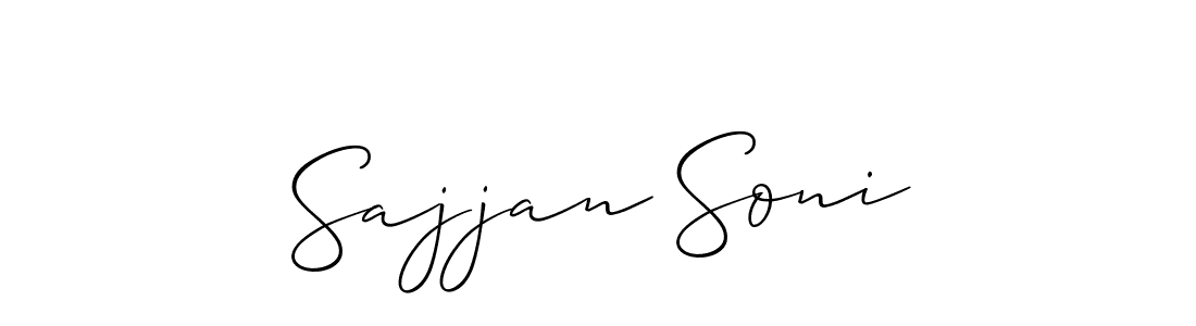 Best and Professional Signature Style for Sajjan Soni. Allison_Script Best Signature Style Collection. Sajjan Soni signature style 2 images and pictures png
