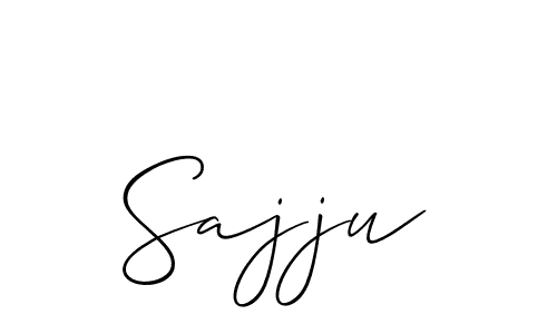 How to Draw Sajju signature style? Allison_Script is a latest design signature styles for name Sajju. Sajju signature style 2 images and pictures png