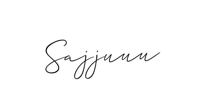The best way (Allison_Script) to make a short signature is to pick only two or three words in your name. The name Sajjuuu include a total of six letters. For converting this name. Sajjuuu signature style 2 images and pictures png