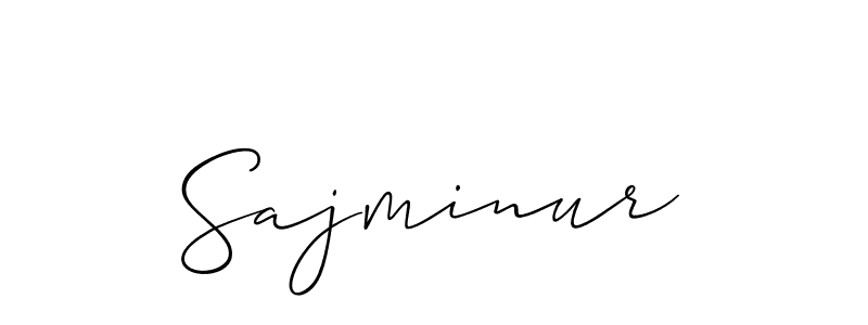 Best and Professional Signature Style for Sajminur. Allison_Script Best Signature Style Collection. Sajminur signature style 2 images and pictures png