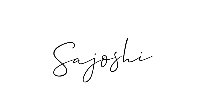 Also You can easily find your signature by using the search form. We will create Sajoshi name handwritten signature images for you free of cost using Allison_Script sign style. Sajoshi signature style 2 images and pictures png