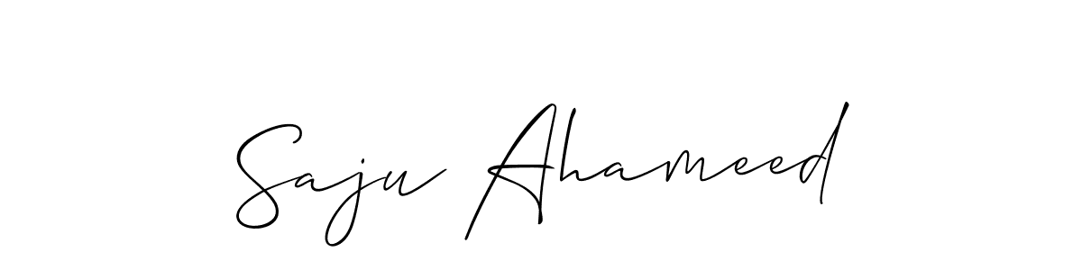 Best and Professional Signature Style for Saju Ahameed. Allison_Script Best Signature Style Collection. Saju Ahameed signature style 2 images and pictures png