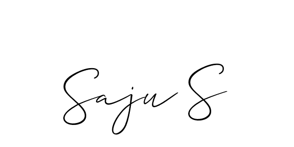 You can use this online signature creator to create a handwritten signature for the name Saju S. This is the best online autograph maker. Saju S signature style 2 images and pictures png