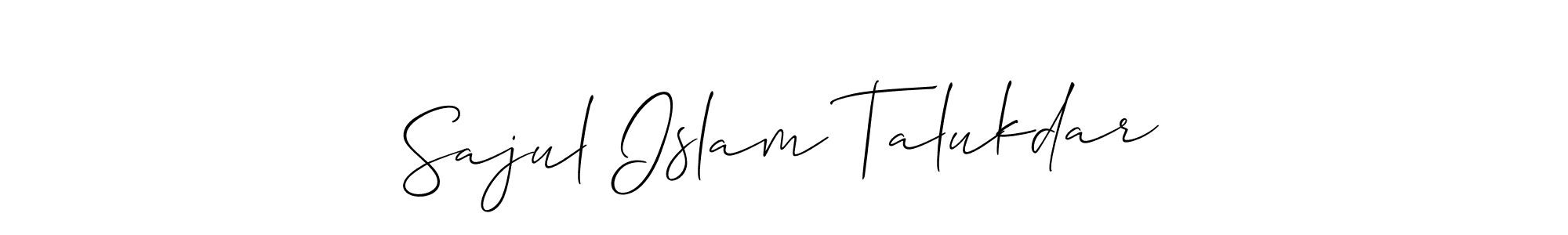 Make a beautiful signature design for name Sajul Islam Talukdar. Use this online signature maker to create a handwritten signature for free. Sajul Islam Talukdar signature style 2 images and pictures png