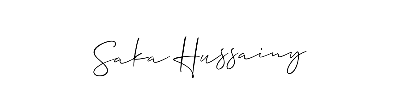 See photos of Saka Hussainy official signature by Spectra . Check more albums & portfolios. Read reviews & check more about Allison_Script font. Saka Hussainy signature style 2 images and pictures png