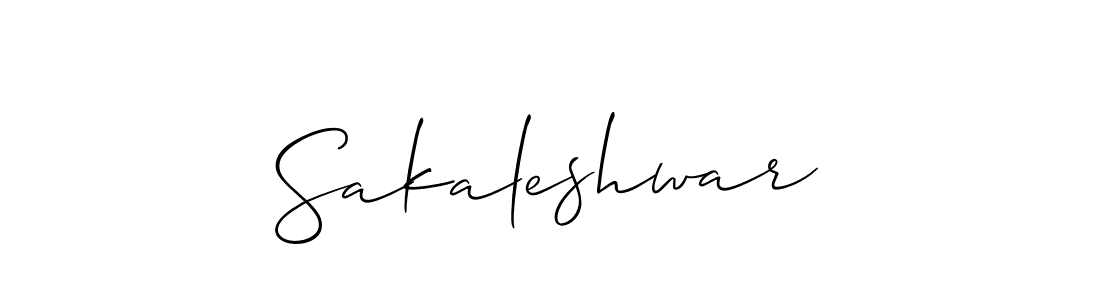 It looks lik you need a new signature style for name Sakaleshwar. Design unique handwritten (Allison_Script) signature with our free signature maker in just a few clicks. Sakaleshwar signature style 2 images and pictures png