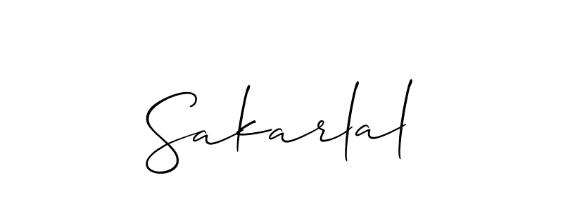 Best and Professional Signature Style for Sakarlal. Allison_Script Best Signature Style Collection. Sakarlal signature style 2 images and pictures png