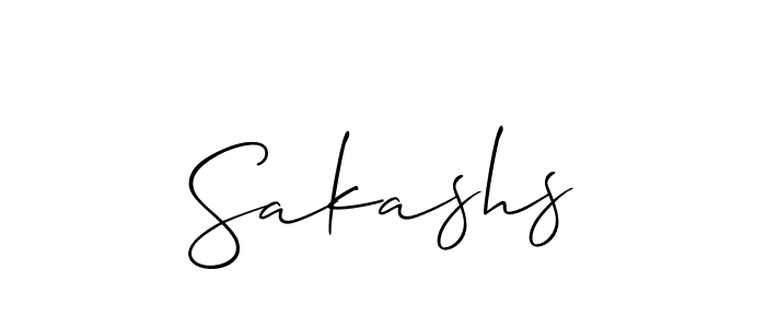 You should practise on your own different ways (Allison_Script) to write your name (Sakashs) in signature. don't let someone else do it for you. Sakashs signature style 2 images and pictures png