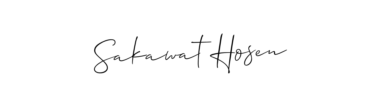 This is the best signature style for the Sakawat Hosen name. Also you like these signature font (Allison_Script). Mix name signature. Sakawat Hosen signature style 2 images and pictures png