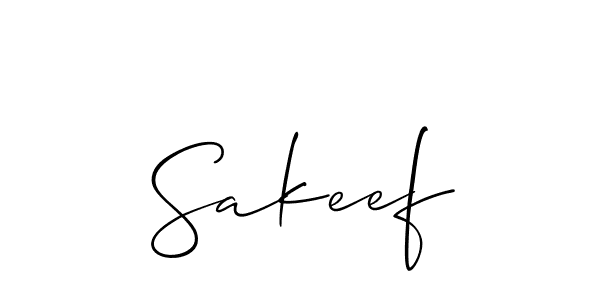 Also we have Sakeef name is the best signature style. Create professional handwritten signature collection using Allison_Script autograph style. Sakeef signature style 2 images and pictures png