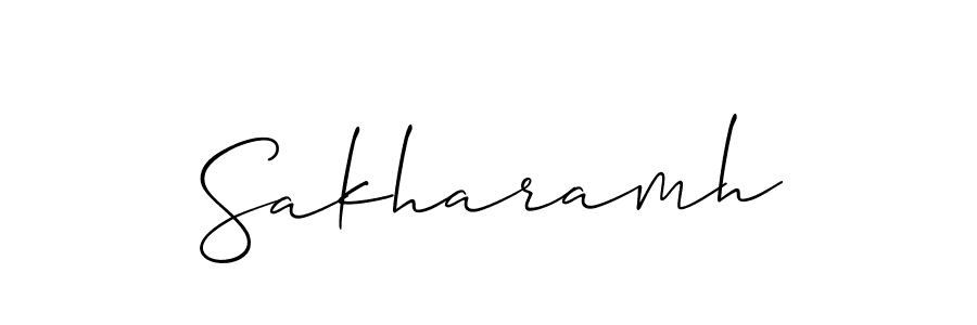 if you are searching for the best signature style for your name Sakharamh. so please give up your signature search. here we have designed multiple signature styles  using Allison_Script. Sakharamh signature style 2 images and pictures png
