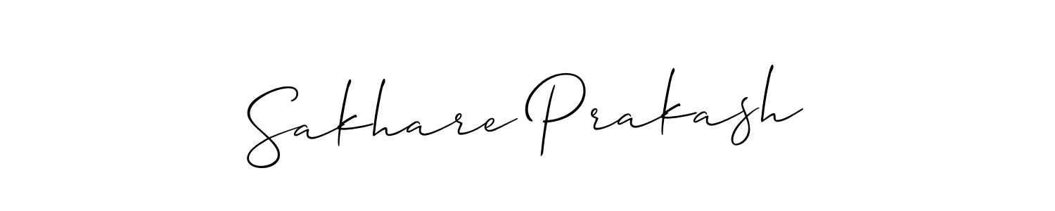 Create a beautiful signature design for name Sakhare Prakash. With this signature (Allison_Script) fonts, you can make a handwritten signature for free. Sakhare Prakash signature style 2 images and pictures png