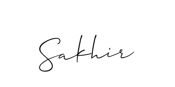 Allison_Script is a professional signature style that is perfect for those who want to add a touch of class to their signature. It is also a great choice for those who want to make their signature more unique. Get Sakhir name to fancy signature for free. Sakhir signature style 2 images and pictures png