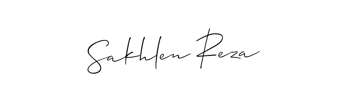 You can use this online signature creator to create a handwritten signature for the name Sakhlen Reza. This is the best online autograph maker. Sakhlen Reza signature style 2 images and pictures png