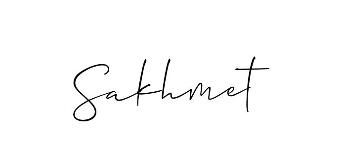 How to make Sakhmet name signature. Use Allison_Script style for creating short signs online. This is the latest handwritten sign. Sakhmet signature style 2 images and pictures png