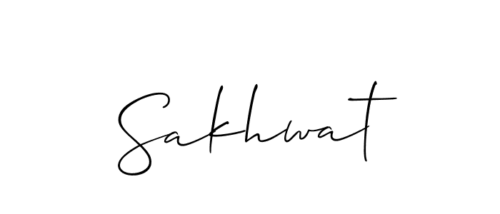 How to make Sakhwat name signature. Use Allison_Script style for creating short signs online. This is the latest handwritten sign. Sakhwat signature style 2 images and pictures png