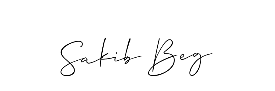 Make a beautiful signature design for name Sakib Beg. With this signature (Allison_Script) style, you can create a handwritten signature for free. Sakib Beg signature style 2 images and pictures png