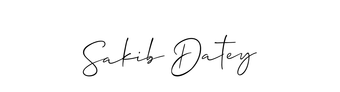 How to Draw Sakib Datey signature style? Allison_Script is a latest design signature styles for name Sakib Datey. Sakib Datey signature style 2 images and pictures png