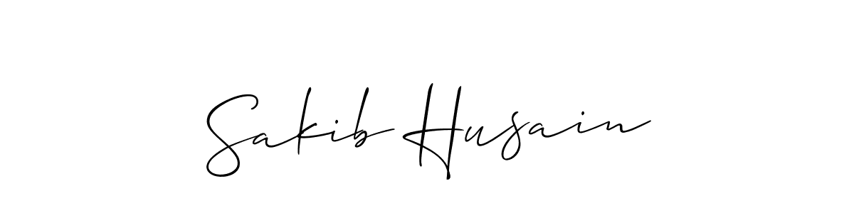 Also You can easily find your signature by using the search form. We will create Sakib Husain name handwritten signature images for you free of cost using Allison_Script sign style. Sakib Husain signature style 2 images and pictures png