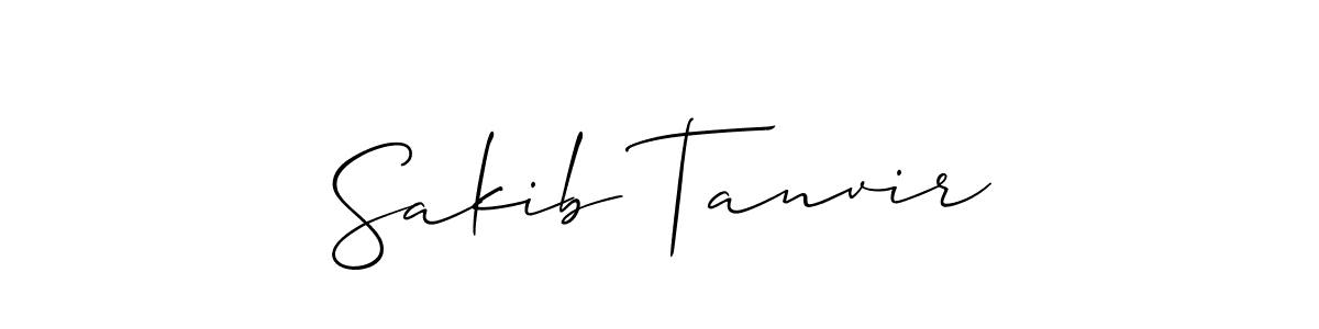 Also You can easily find your signature by using the search form. We will create Sakib Tanvir name handwritten signature images for you free of cost using Allison_Script sign style. Sakib Tanvir signature style 2 images and pictures png