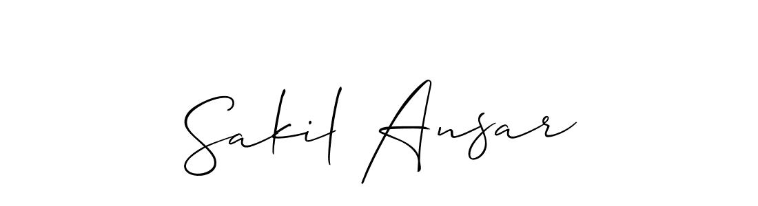 if you are searching for the best signature style for your name Sakil Ansar. so please give up your signature search. here we have designed multiple signature styles  using Allison_Script. Sakil Ansar signature style 2 images and pictures png
