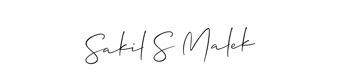 You can use this online signature creator to create a handwritten signature for the name Sakil S Malek. This is the best online autograph maker. Sakil S Malek signature style 2 images and pictures png