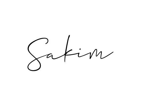 Once you've used our free online signature maker to create your best signature Allison_Script style, it's time to enjoy all of the benefits that Sakim name signing documents. Sakim signature style 2 images and pictures png