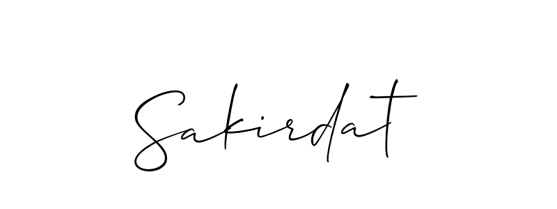 Make a beautiful signature design for name Sakirdat. Use this online signature maker to create a handwritten signature for free. Sakirdat signature style 2 images and pictures png