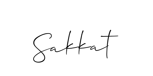 Create a beautiful signature design for name Sakkat. With this signature (Allison_Script) fonts, you can make a handwritten signature for free. Sakkat signature style 2 images and pictures png