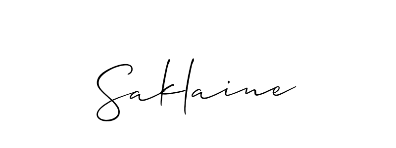 This is the best signature style for the Saklaine name. Also you like these signature font (Allison_Script). Mix name signature. Saklaine signature style 2 images and pictures png