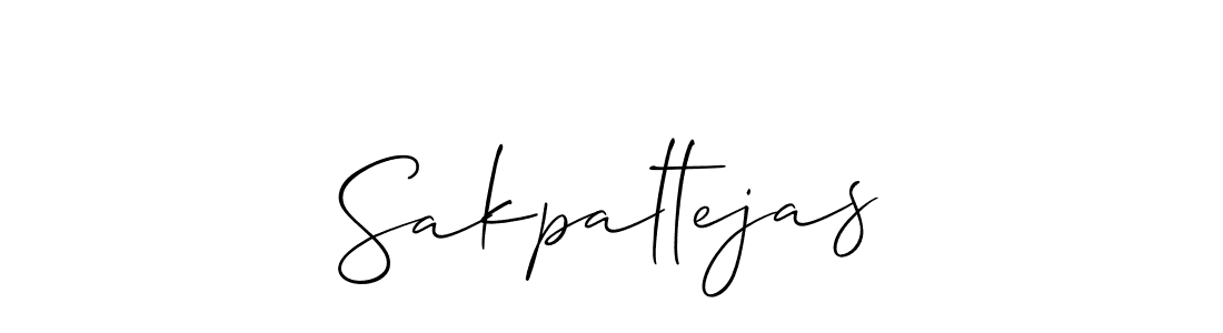 It looks lik you need a new signature style for name Sakpaltejas. Design unique handwritten (Allison_Script) signature with our free signature maker in just a few clicks. Sakpaltejas signature style 2 images and pictures png