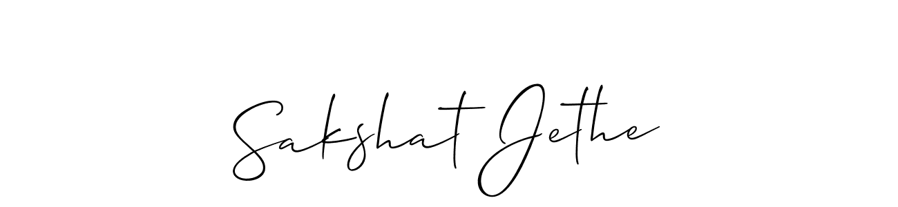 You can use this online signature creator to create a handwritten signature for the name Sakshat Jethe. This is the best online autograph maker. Sakshat Jethe signature style 2 images and pictures png