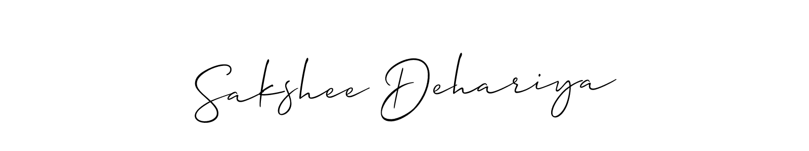This is the best signature style for the Sakshee Dehariya name. Also you like these signature font (Allison_Script). Mix name signature. Sakshee Dehariya signature style 2 images and pictures png