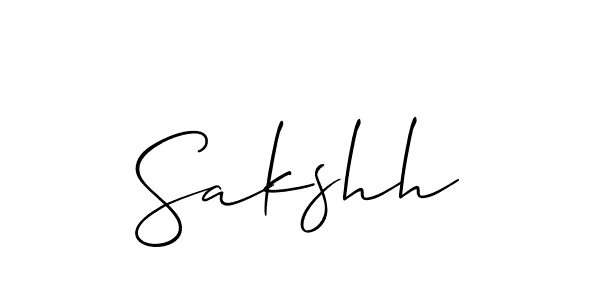 Make a short Sakshh signature style. Manage your documents anywhere anytime using Allison_Script. Create and add eSignatures, submit forms, share and send files easily. Sakshh signature style 2 images and pictures png