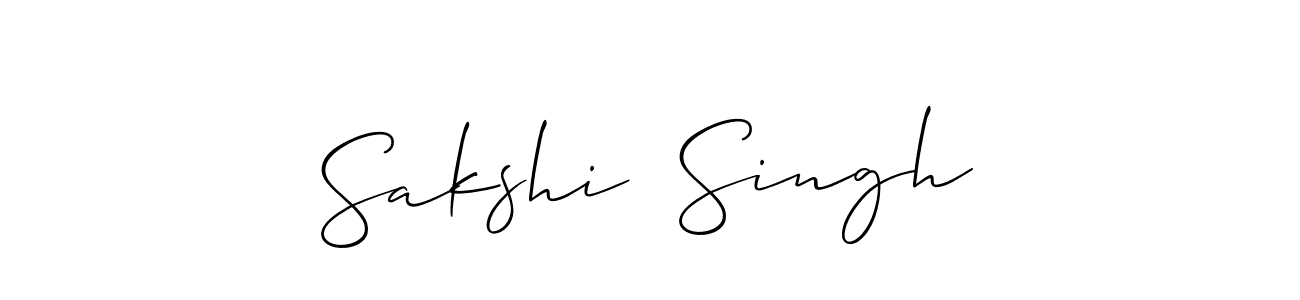 This is the best signature style for the Sakshi  Singh name. Also you like these signature font (Allison_Script). Mix name signature. Sakshi  Singh signature style 2 images and pictures png