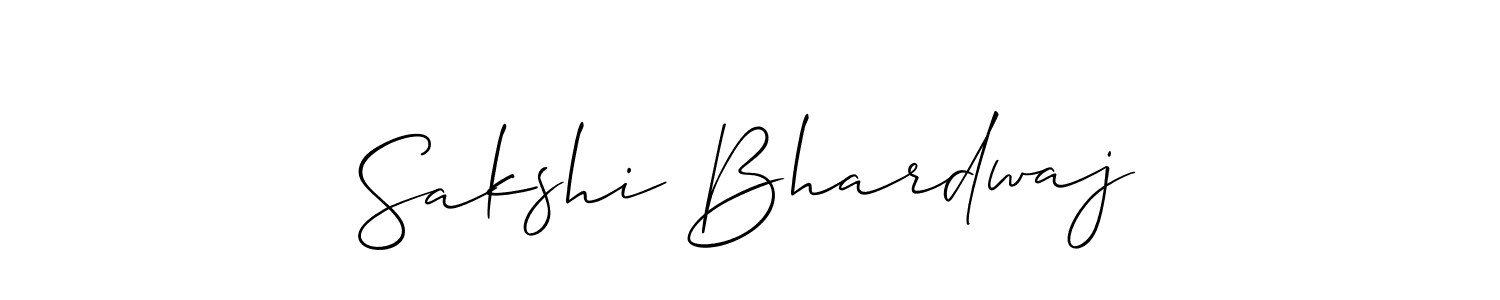 Also You can easily find your signature by using the search form. We will create Sakshi Bhardwaj name handwritten signature images for you free of cost using Allison_Script sign style. Sakshi Bhardwaj signature style 2 images and pictures png