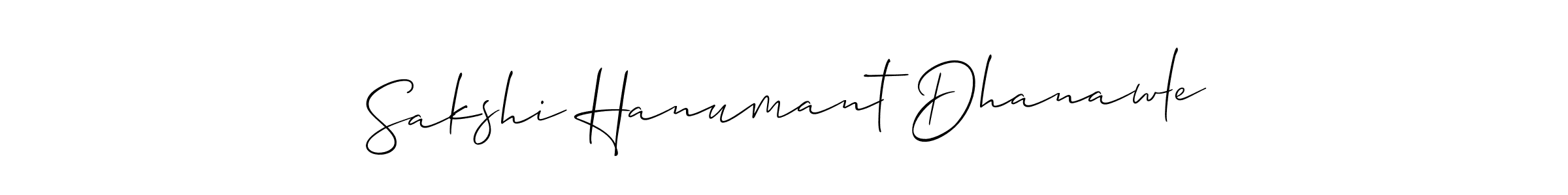 Similarly Allison_Script is the best handwritten signature design. Signature creator online .You can use it as an online autograph creator for name Sakshi Hanumant Dhanawle. Sakshi Hanumant Dhanawle signature style 2 images and pictures png