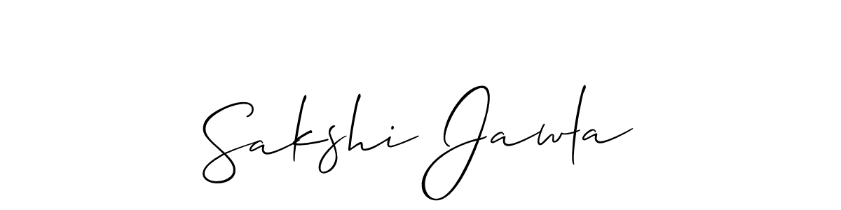 How to make Sakshi Jawla name signature. Use Allison_Script style for creating short signs online. This is the latest handwritten sign. Sakshi Jawla signature style 2 images and pictures png