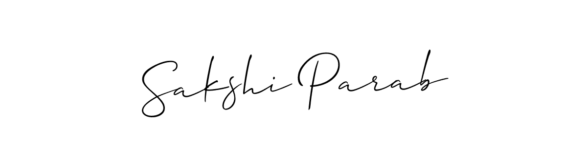 How to Draw Sakshi Parab signature style? Allison_Script is a latest design signature styles for name Sakshi Parab. Sakshi Parab signature style 2 images and pictures png