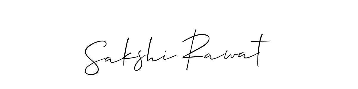 Also we have Sakshi Rawat name is the best signature style. Create professional handwritten signature collection using Allison_Script autograph style. Sakshi Rawat signature style 2 images and pictures png