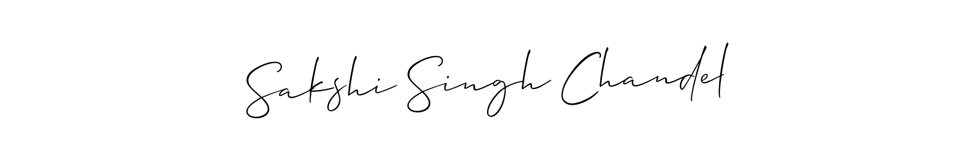 if you are searching for the best signature style for your name Sakshi Singh Chandel. so please give up your signature search. here we have designed multiple signature styles  using Allison_Script. Sakshi Singh Chandel signature style 2 images and pictures png