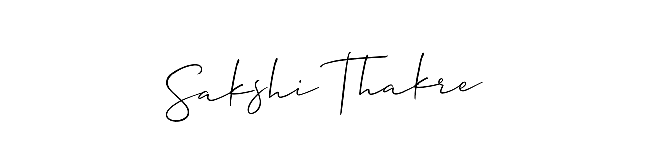 Also we have Sakshi Thakre name is the best signature style. Create professional handwritten signature collection using Allison_Script autograph style. Sakshi Thakre signature style 2 images and pictures png