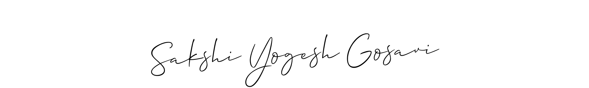 You can use this online signature creator to create a handwritten signature for the name Sakshi Yogesh Gosavi. This is the best online autograph maker. Sakshi Yogesh Gosavi signature style 2 images and pictures png