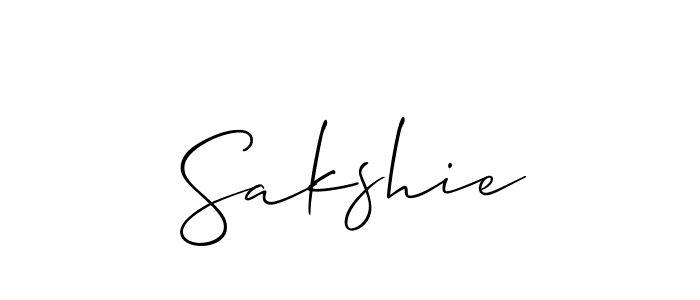 Best and Professional Signature Style for Sakshie. Allison_Script Best Signature Style Collection. Sakshie signature style 2 images and pictures png