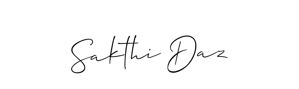 Best and Professional Signature Style for Sakthi Daz. Allison_Script Best Signature Style Collection. Sakthi Daz signature style 2 images and pictures png