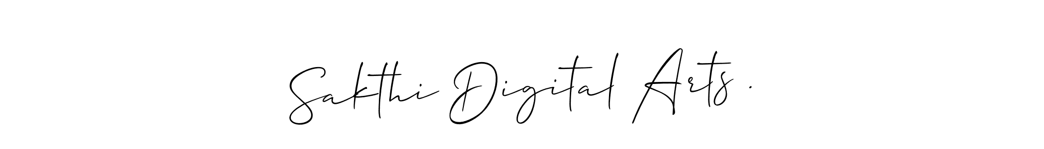 Make a beautiful signature design for name Sakthi Digital Arts .. Use this online signature maker to create a handwritten signature for free. Sakthi Digital Arts . signature style 2 images and pictures png
