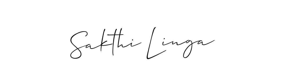 The best way (Allison_Script) to make a short signature is to pick only two or three words in your name. The name Sakthi Linga include a total of six letters. For converting this name. Sakthi Linga signature style 2 images and pictures png