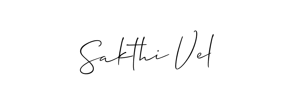 Best and Professional Signature Style for Sakthi Vel. Allison_Script Best Signature Style Collection. Sakthi Vel signature style 2 images and pictures png