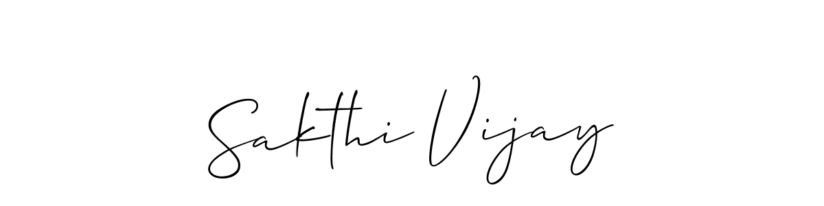 How to Draw Sakthi Vijay signature style? Allison_Script is a latest design signature styles for name Sakthi Vijay. Sakthi Vijay signature style 2 images and pictures png