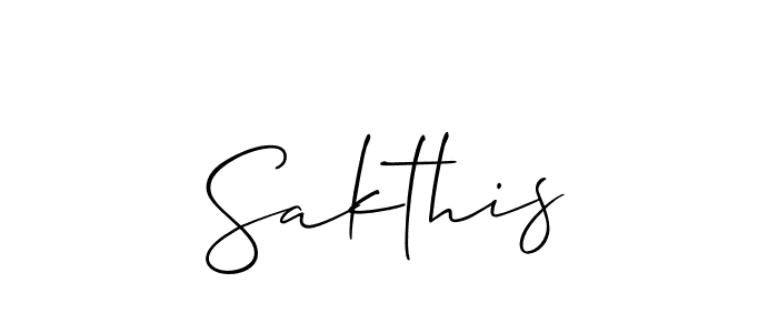 Make a short Sakthis signature style. Manage your documents anywhere anytime using Allison_Script. Create and add eSignatures, submit forms, share and send files easily. Sakthis signature style 2 images and pictures png